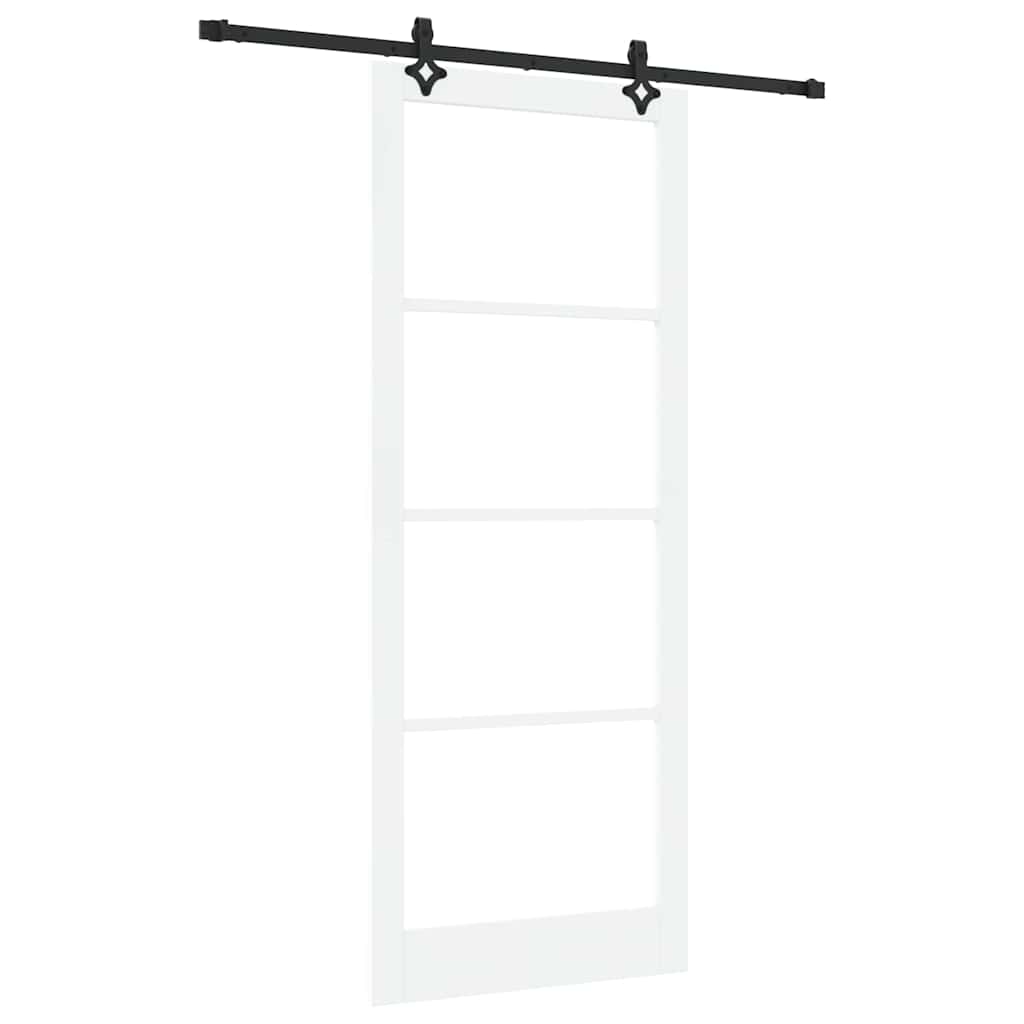 Schiebetür ORKDAL Natürlich und Schwarz 61 x 198,5 cm
