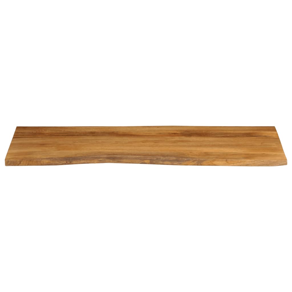 Tischplatte 40x40x2,5 cm Rechteckig Massivholz Akazie Baumkante