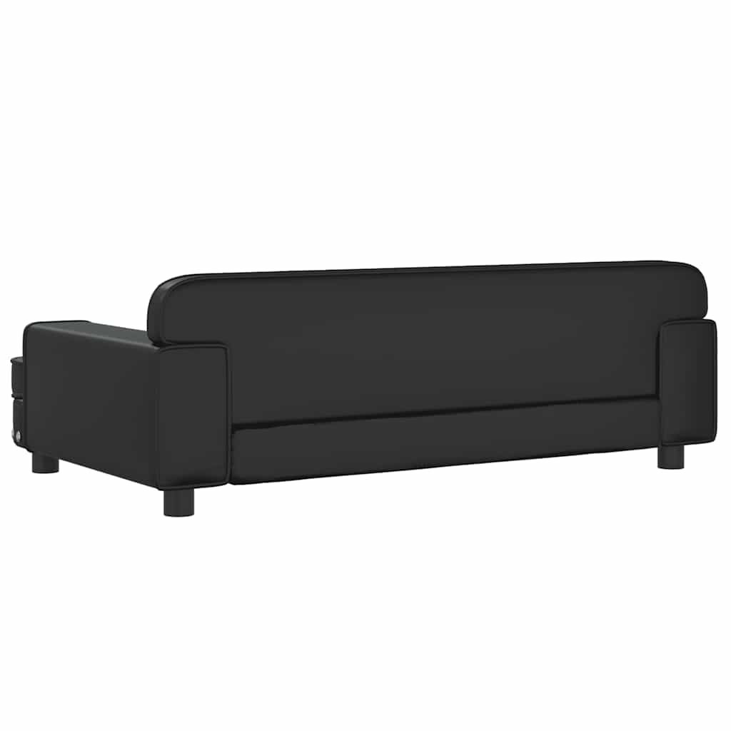 Hundebett Rosa 90x53x30 cm Samt
