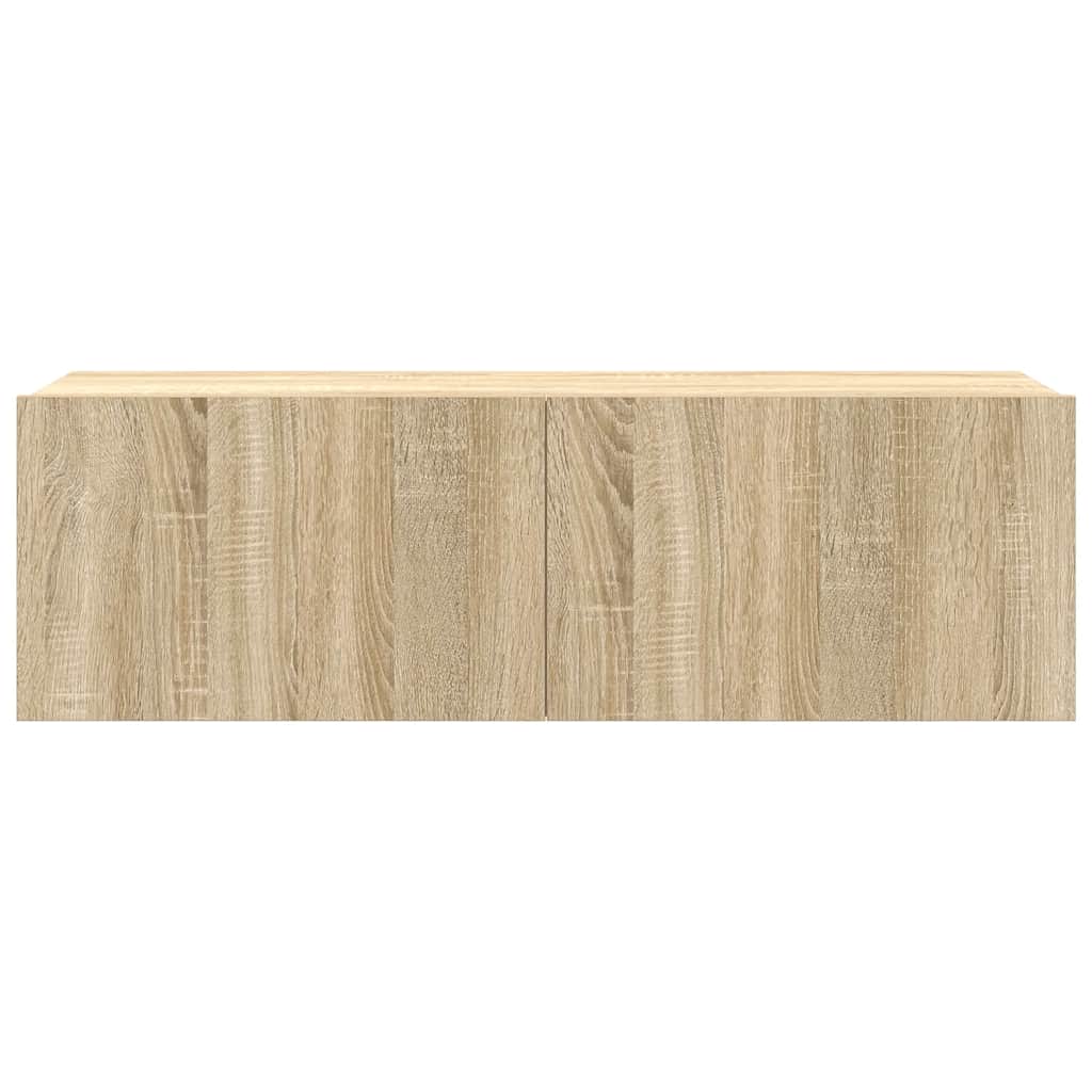 4-tlg. TV-Schrank-Set Weiß Holzwerkstoff