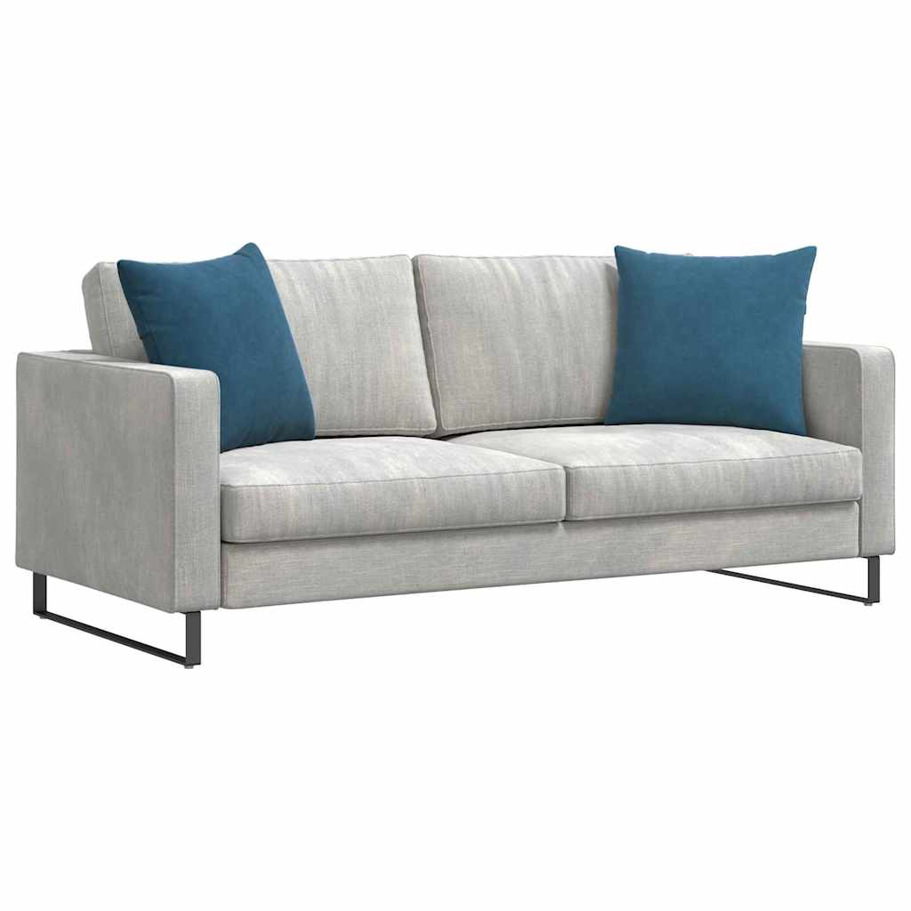 Sofakissen 2 Stück Blau 50 x 30 cm Cordstoff