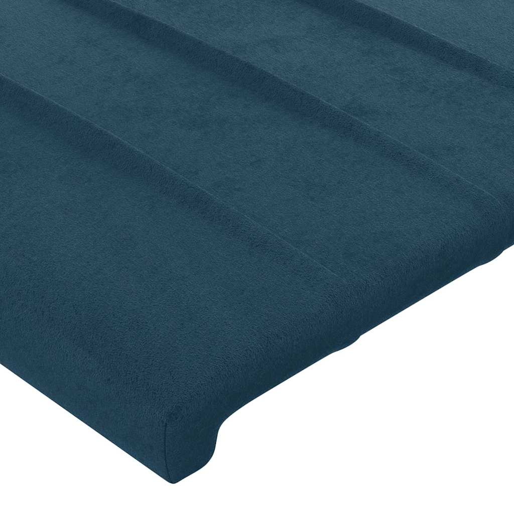 Kopfteil Hellgrau 80x5x118/128 cm Samt