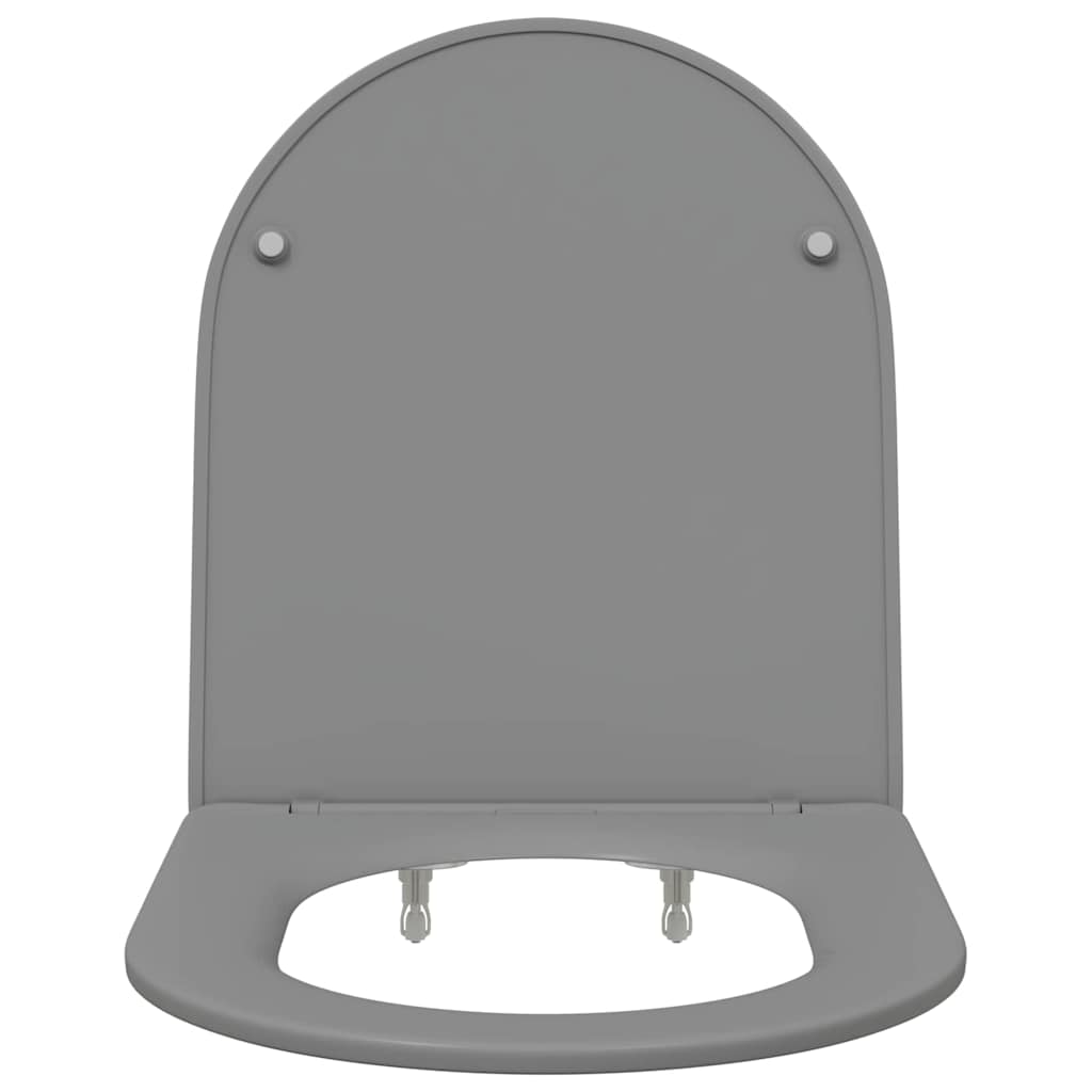 Toilettensitz Anthrazit 47 x 36 x 3,4 cm Duroplast