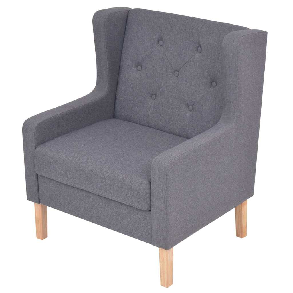 2-Sitzer Sofa Stoff Cremeweiß
