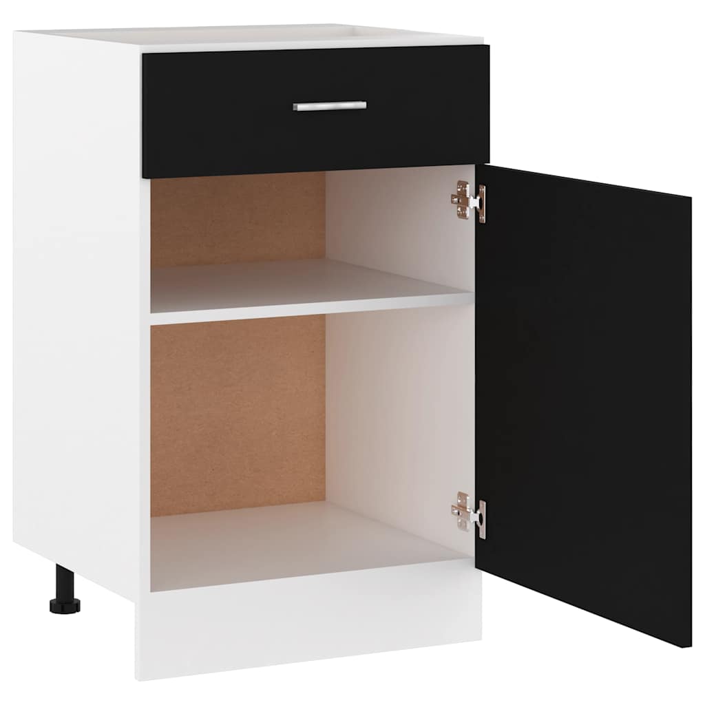 Unterschrank Lyon Weiß 60x46x81,5 cm Holzwerkstoff