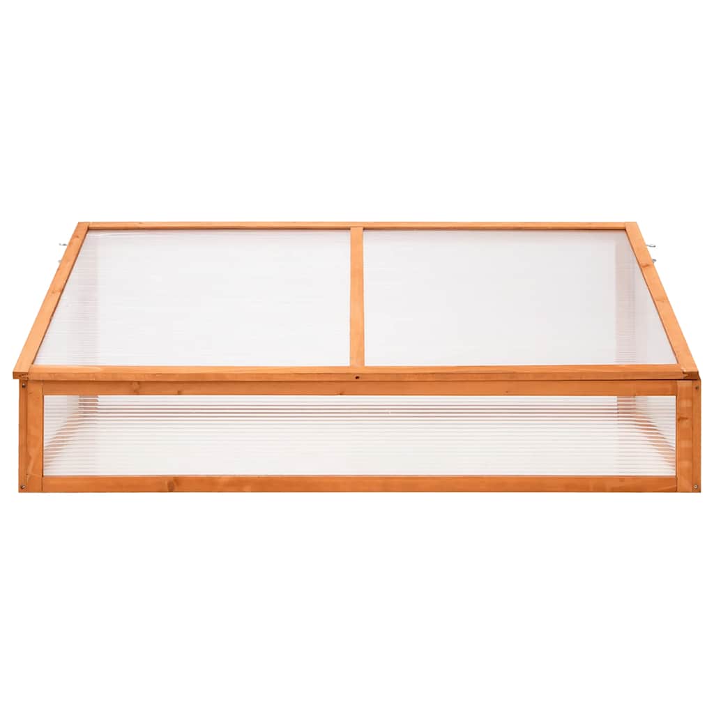 Gewächshaus Grau 110x56x39 cm Tannenholz