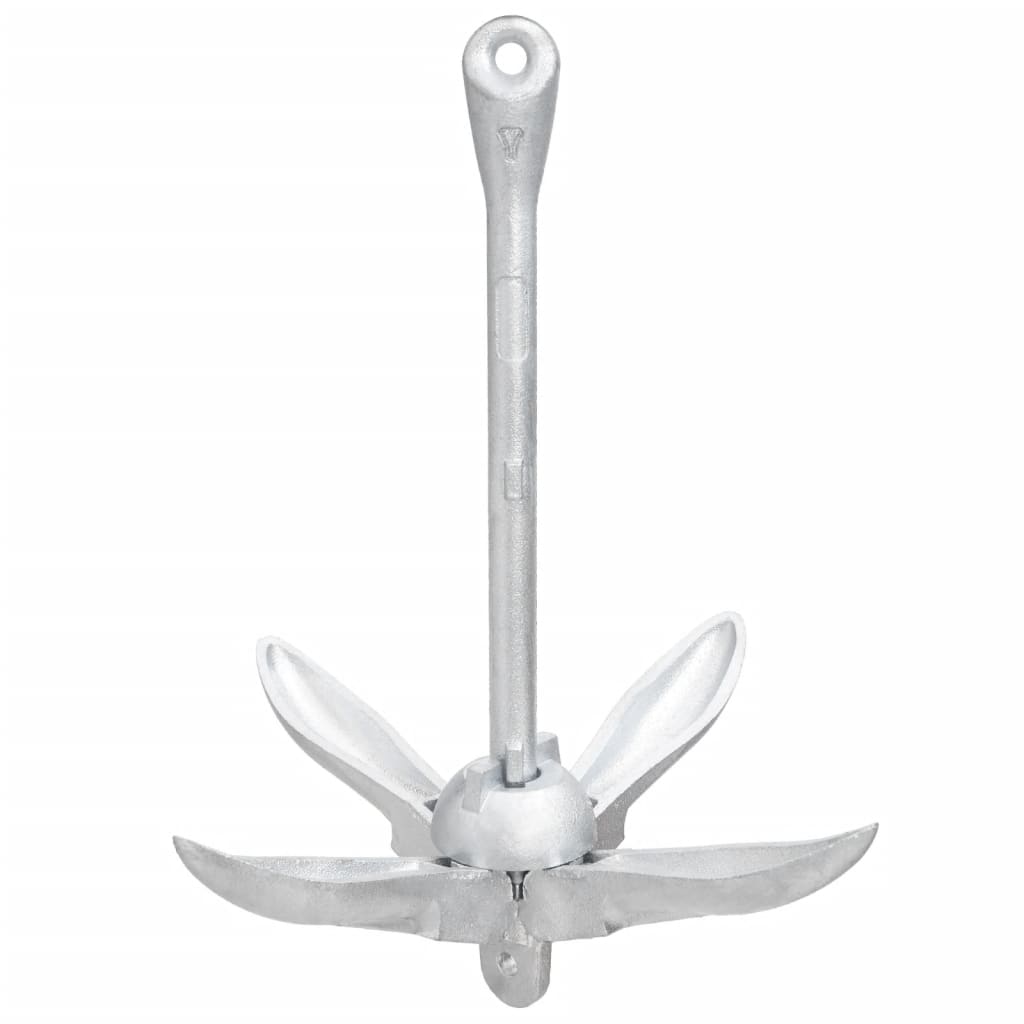 Klappanker Silber 0,7 kg Feuerverzinktes Gusseisen