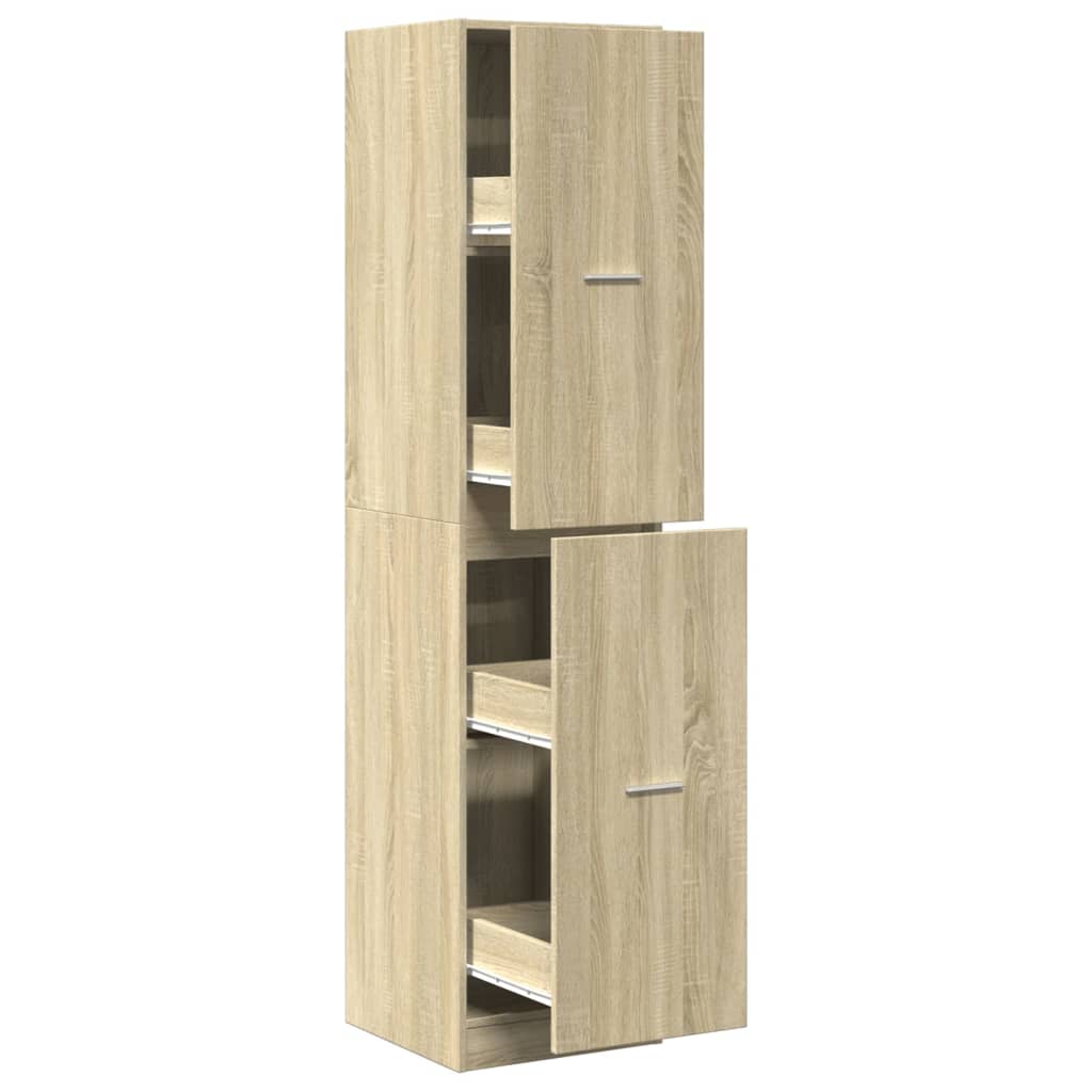 Apothekerschrank Weiß 30 x 41 x 174,5 cm Holzwerkstoff