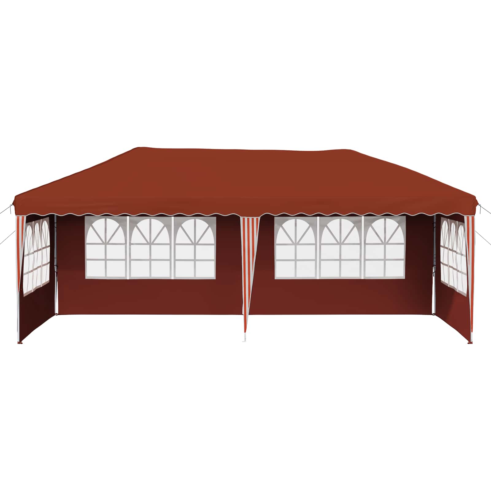 Pop-up Partyzelt 575 x 290 x 245 cm Creme