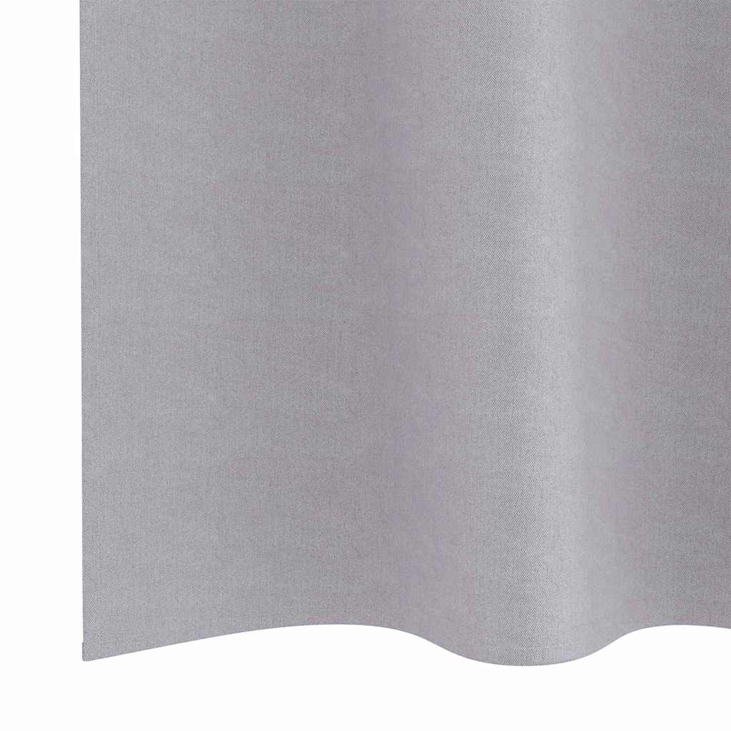 Verdunkelungs-Vorhänge mit Ringen 2 pcs Beige 140 x 140 cm