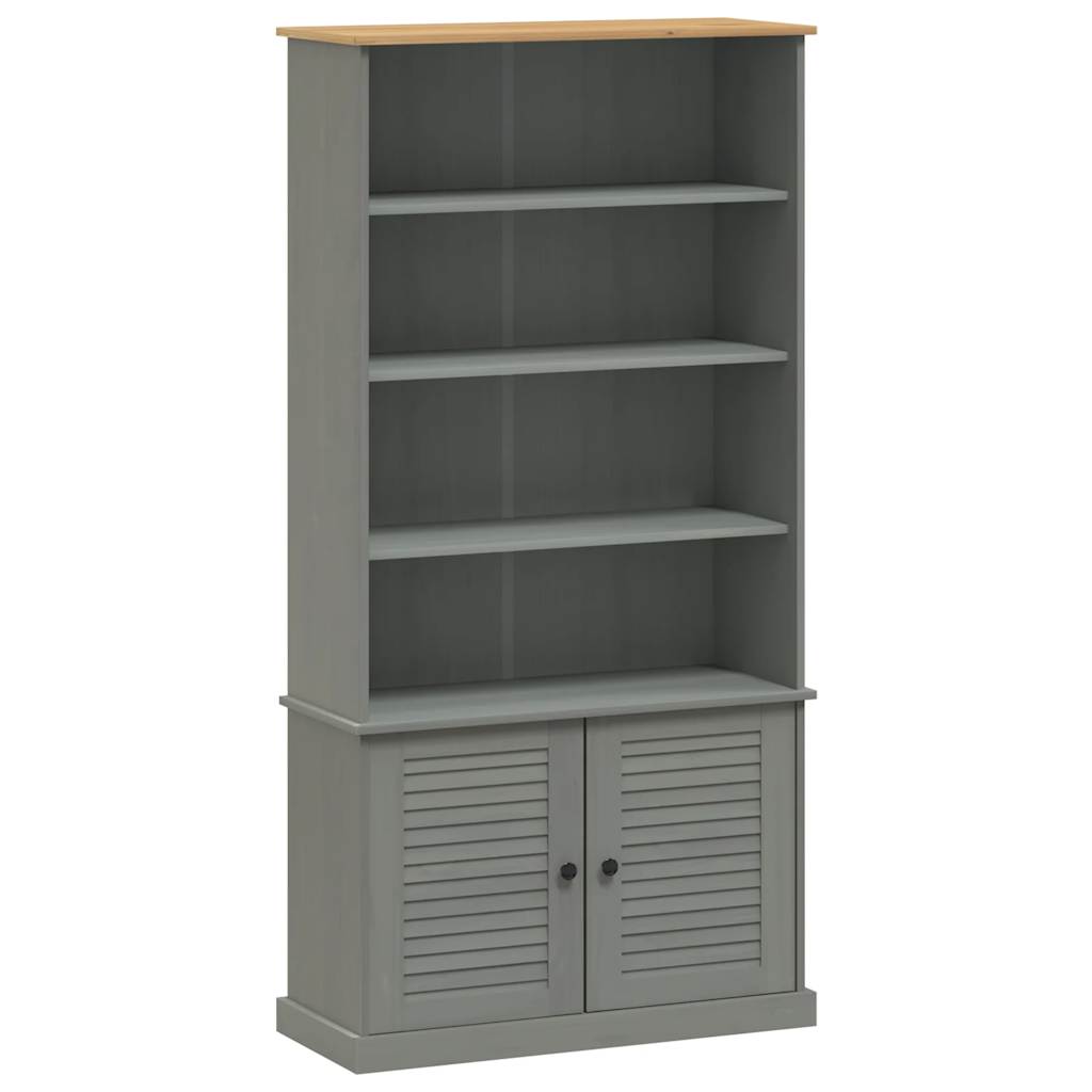 Bücherregal VIGO Weiß 85x35x170 cm Massivholz Kiefer