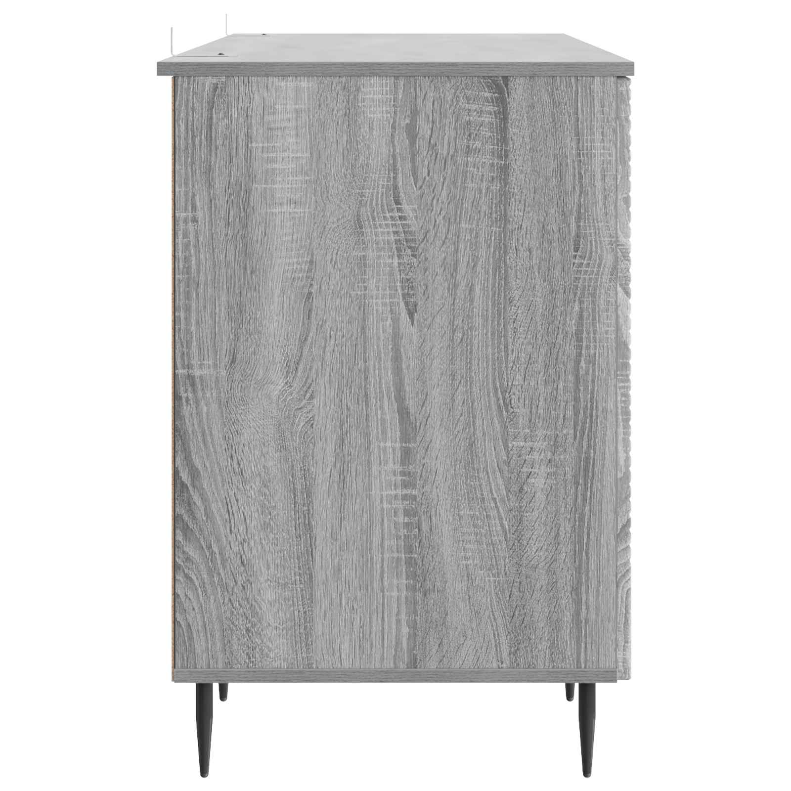 Schreibtisch mit Regal Schwarz 142,5 x 50 x 75 cm Holzwerkstoff