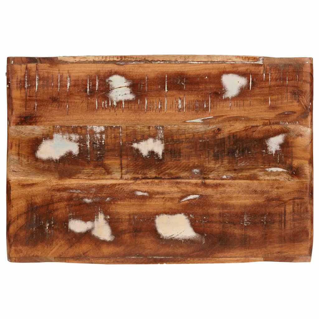 Weinregal mit Speicher Braun 44 x 30 x 35 cm Massivholz Mango