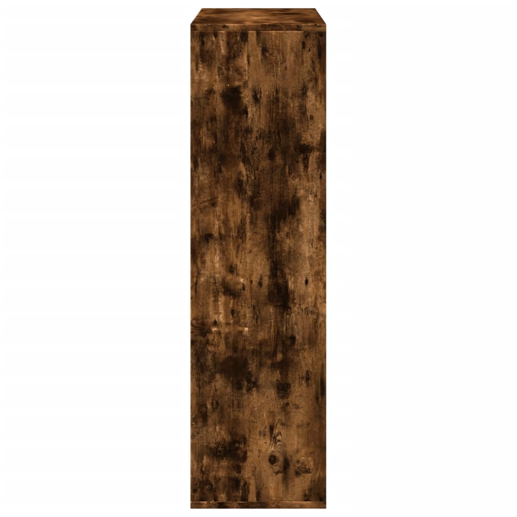 Bücherregal Weiß 137,5x29x137,5 cm Holzwerkstoff