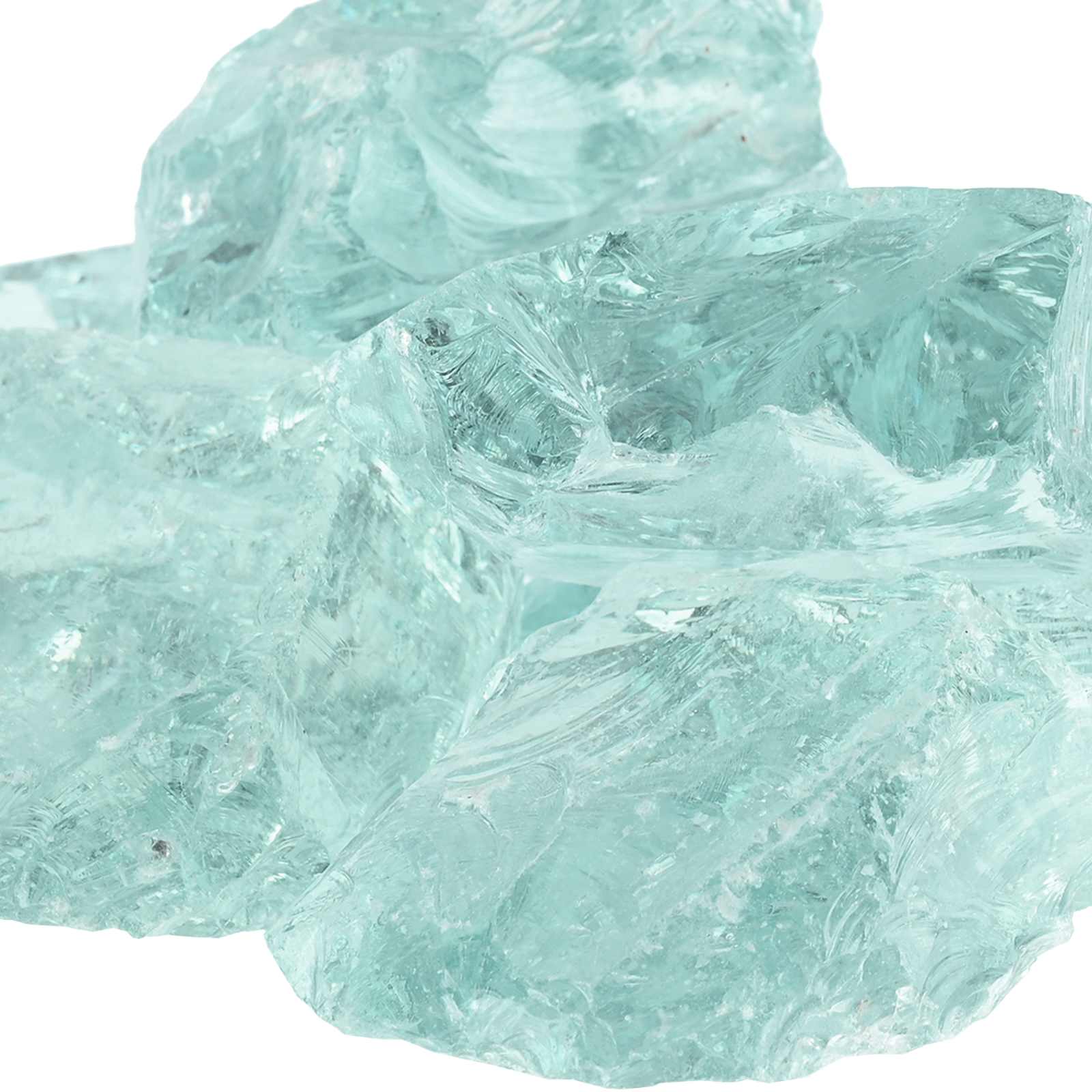 Gabionensteine aus Glas Grün 60-120 mm 25 kg
