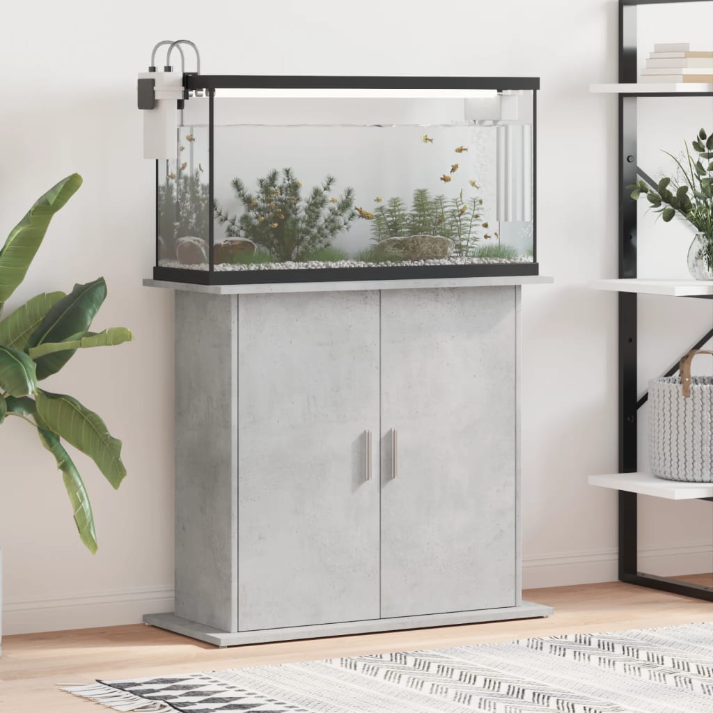 Aquariumständer Weiß 81x36x73 cm Holzwerkstoff