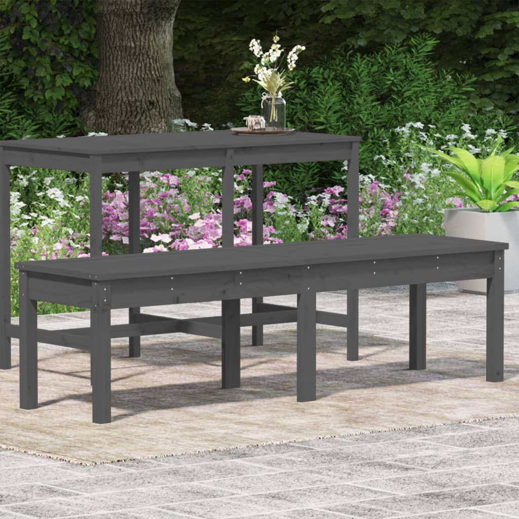 Gartenbank 50x44x45 cm Massivholz Kiefer
