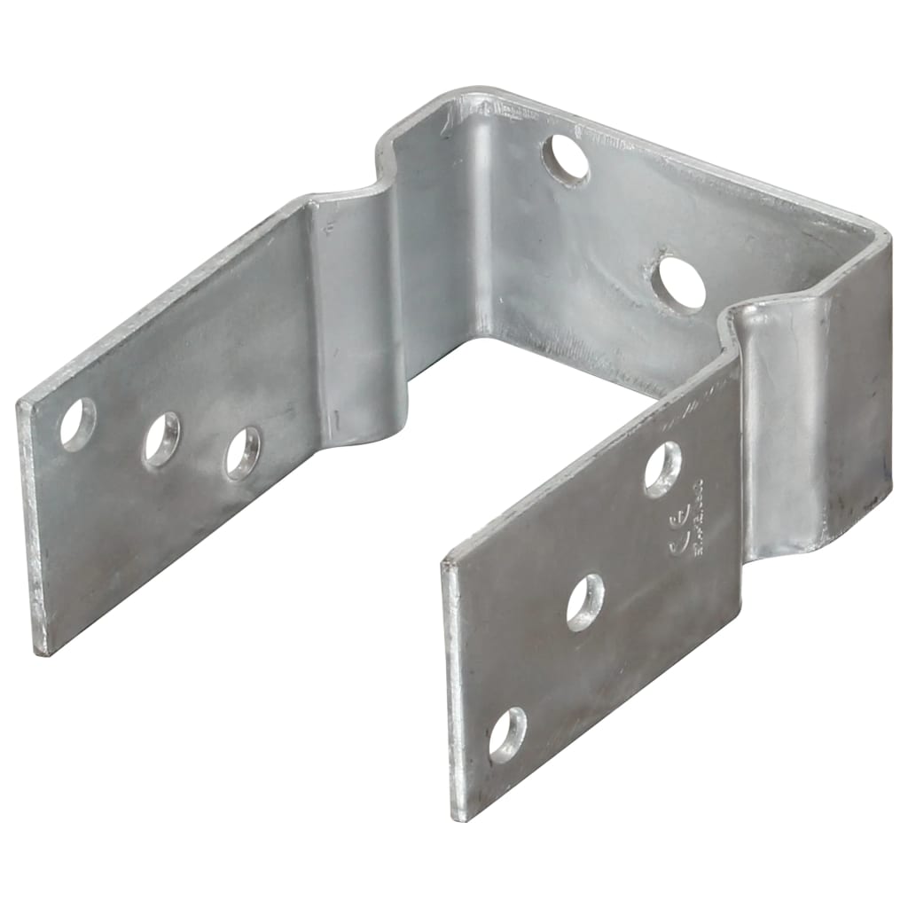 Pfostenträger 6 Stk. Silbern 9×6×15 cm Verzinkter Stahl