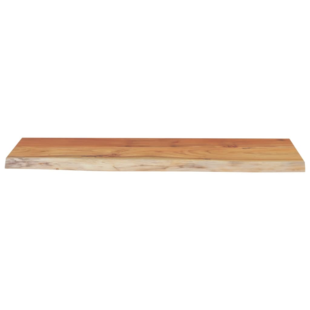 Wandregal 40x20x2,5 cm Rechteckig Massivholz Akazie Baumkante
