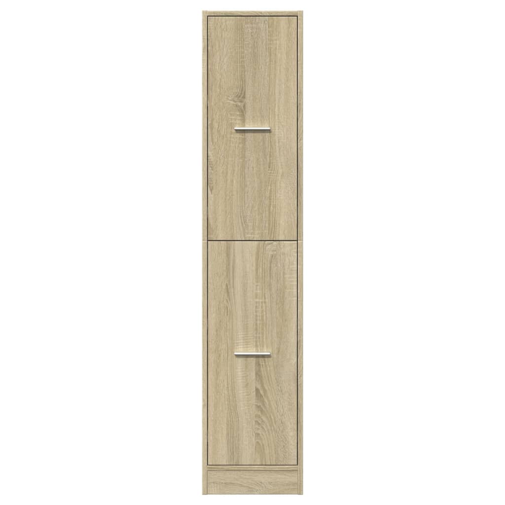 Apothekerschrank Weiß 30 x 41 x 174,5 cm Holzwerkstoff