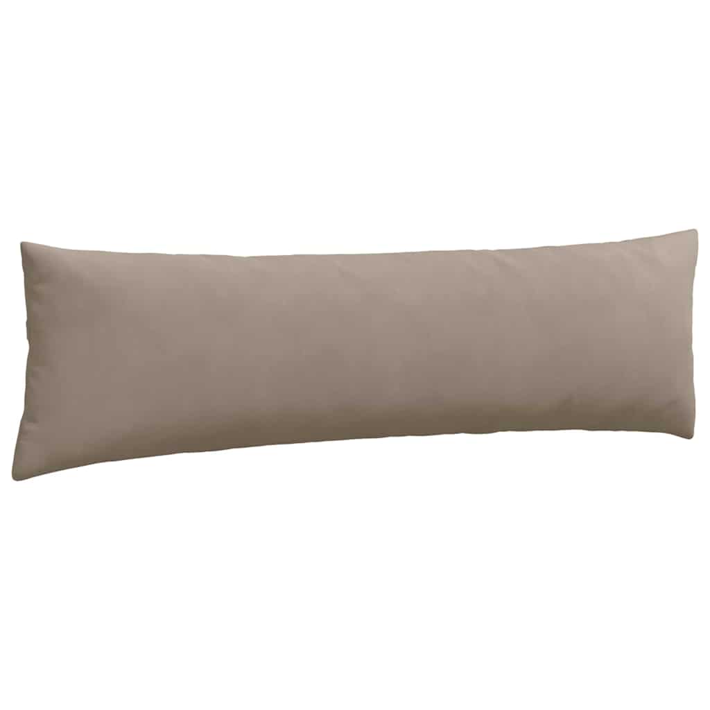 Sofakissen 2 Stück Taupe 50 x 30 cm Stoff