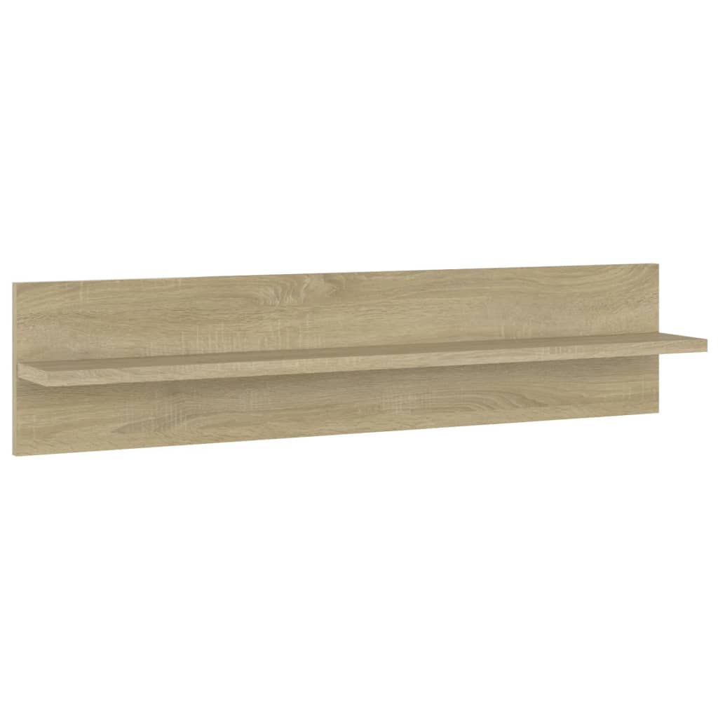Wandregale 2 Stk. Weiß 80x11,5x18 cm Holzwerkstoff