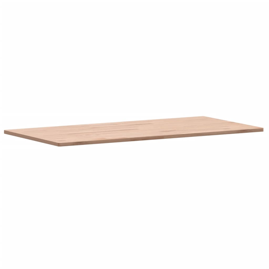 Tischplatte 80x40x1,5 cm Rechteckig Massivholz Buche