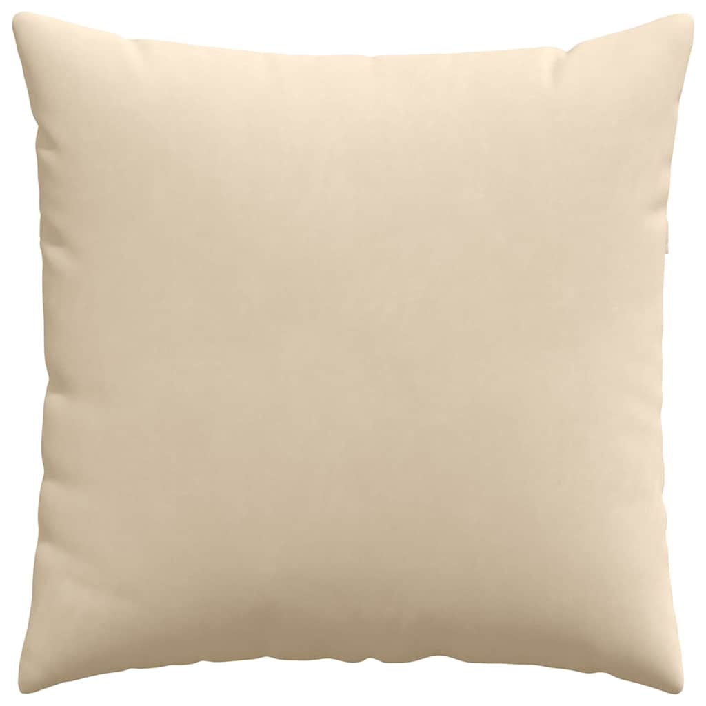 Sofakissen 2 Stück Taupe 50 x 30 cm Stoff