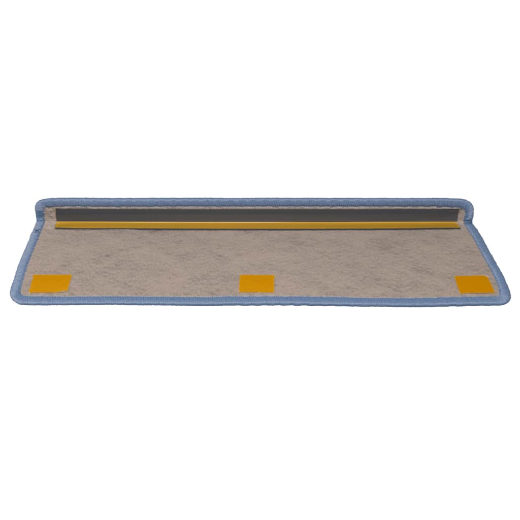 Treppenmatten Selbstklebend Sisal-Look 15 Stk. 65x21x4 Platina