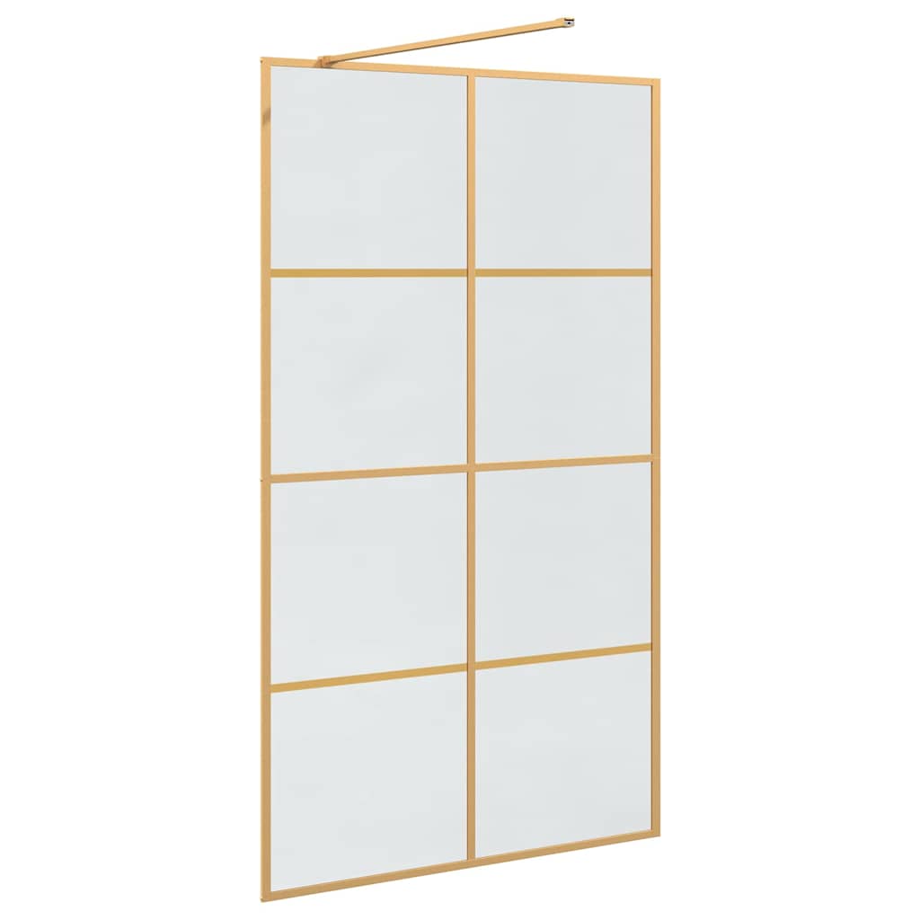 Duschwand für Begehbare Dusche mit Klarem ESG Glas 80x195 cm