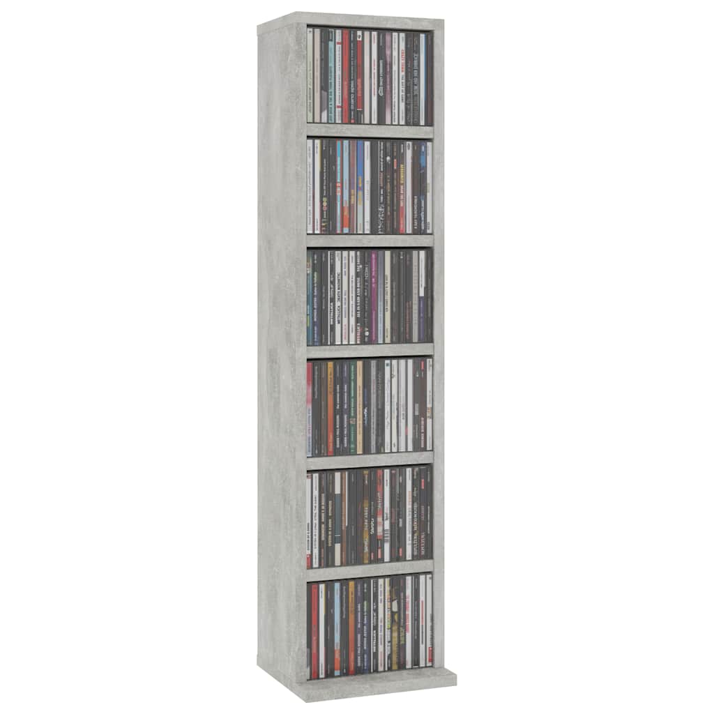 CD-Schrank Weiß 21x20x88 cm Holzwerkstoff