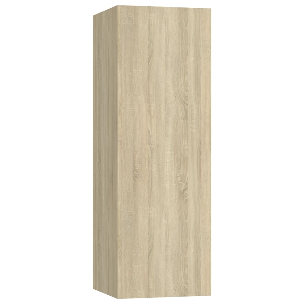 4-tlg. TV-Schrank-Set Weiß Holzwerkstoff