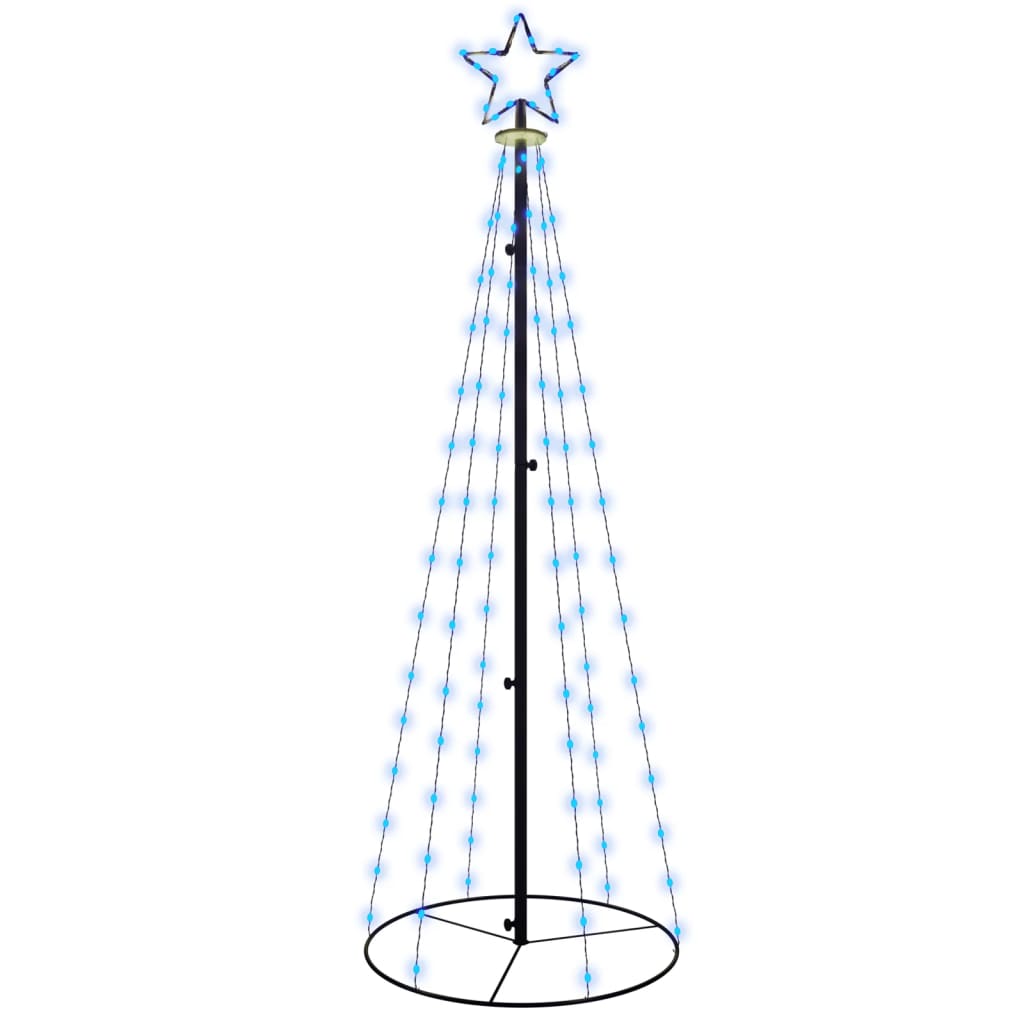 LED-Weihnachtsbaum Kegelform Warmweiß 108 LEDs 70x180 cm