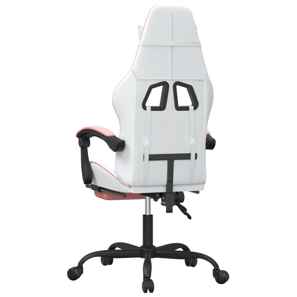 Gaming-Stuhl Drehbar Schwarz und Rot Kunstleder