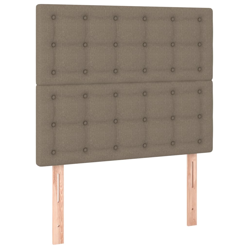 Kopfteil Hellgrau 80x5x118/128 cm Stoff