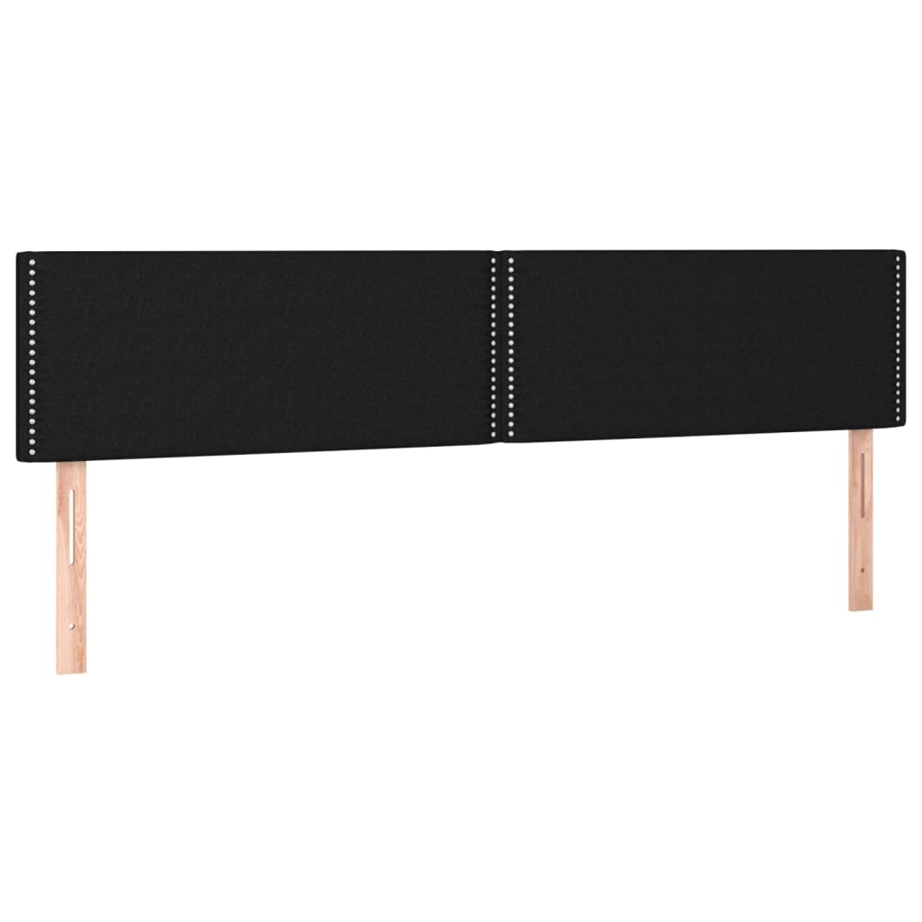 Kopfteil Dunkelgrau 80 x 5 x 118/128 cm Stoff