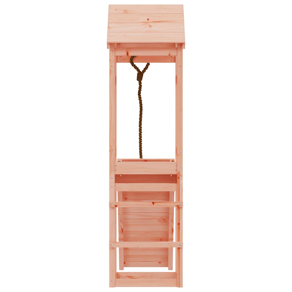 Spielturm mit Kletterwand Massivholz Kiefer