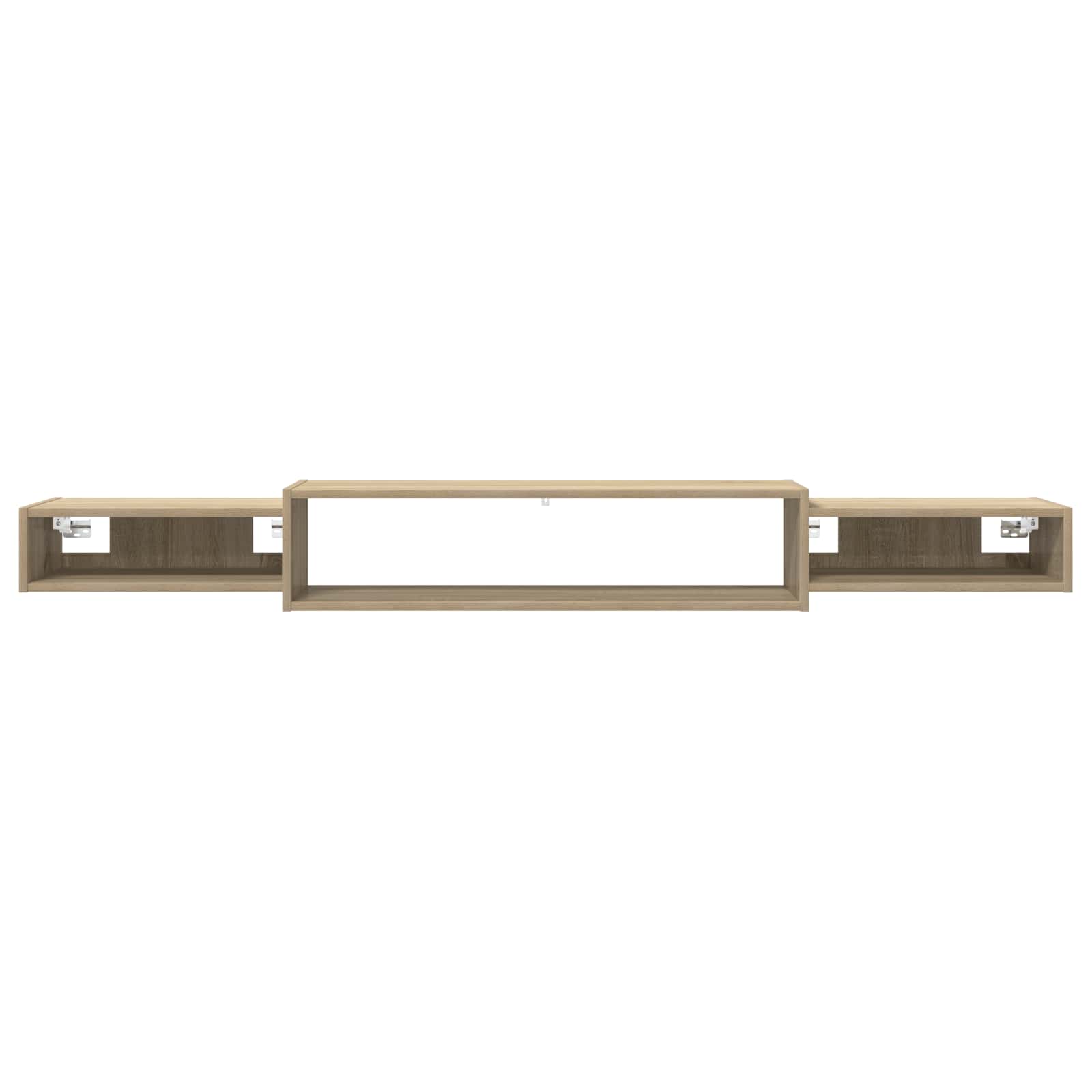 Wandmontierter TV-Schrank Wandhalterung Weiß 140 x 28 x 21 cm