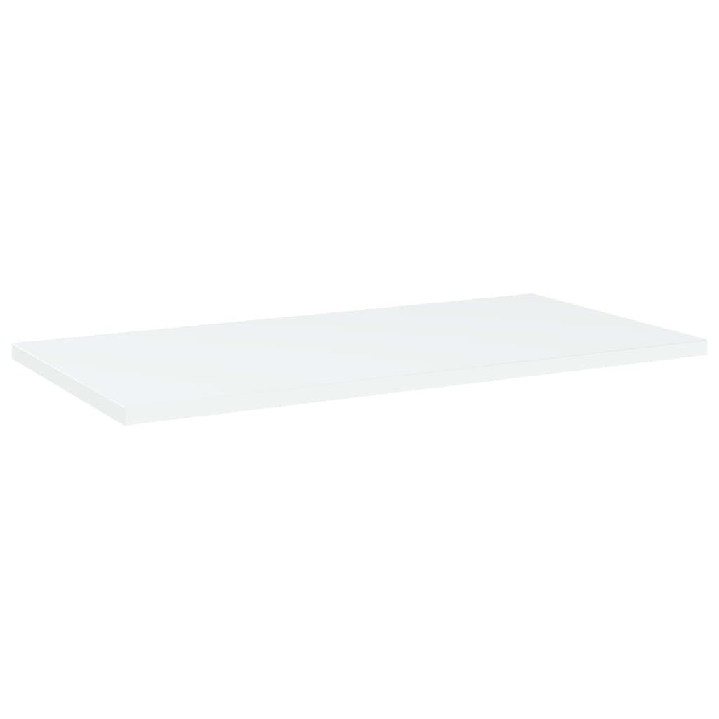 Bücherregal-Bretter 4 Stk. Weiß 40x10x1,5 cm Holzwerkstoff