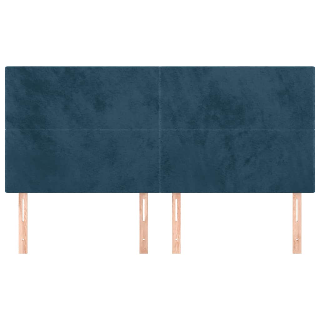 Kopfteil Hellgrau 80x5x118/128 cm Samt