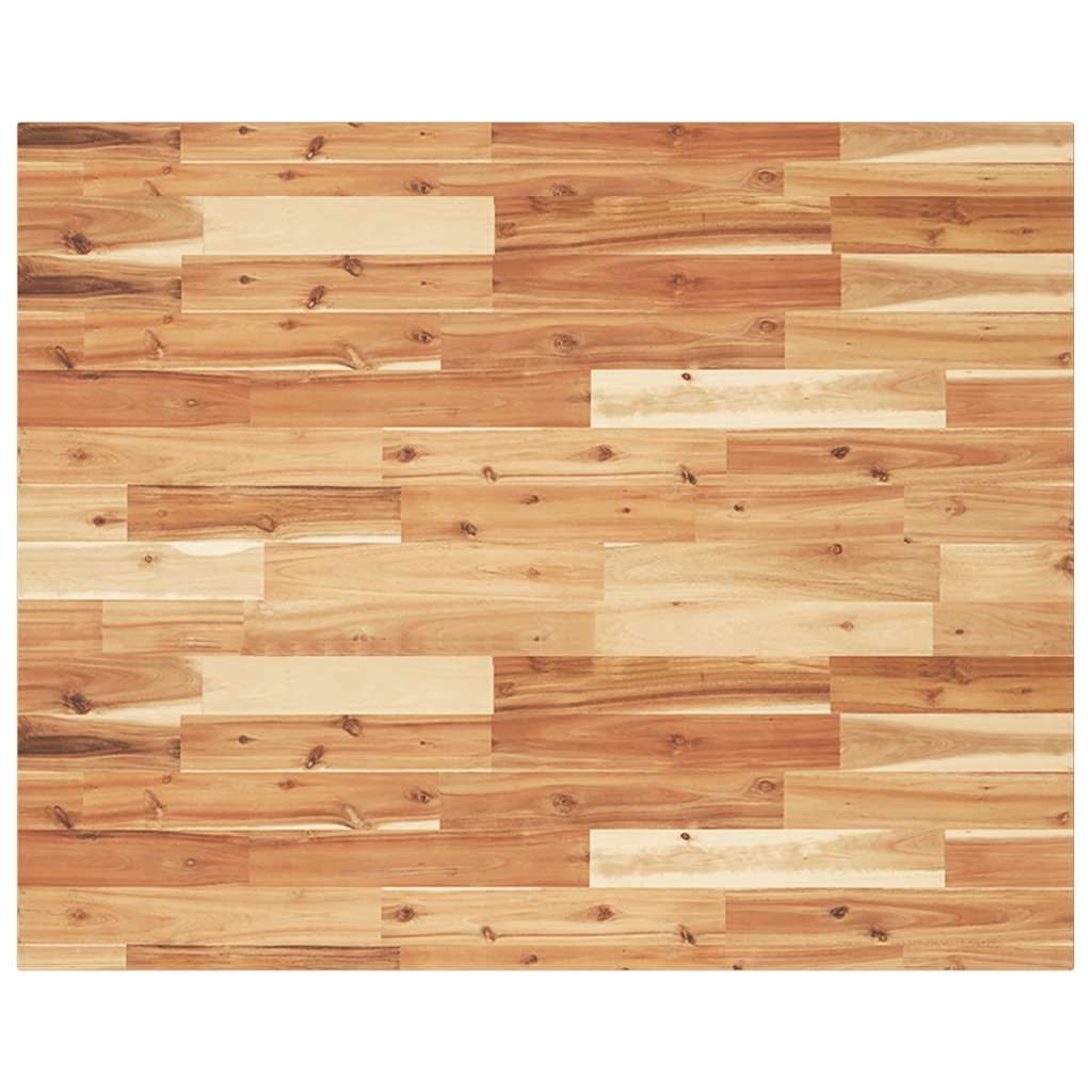 Tischplatte Rechteckig 60x50x2 cm Massivholz Akazie