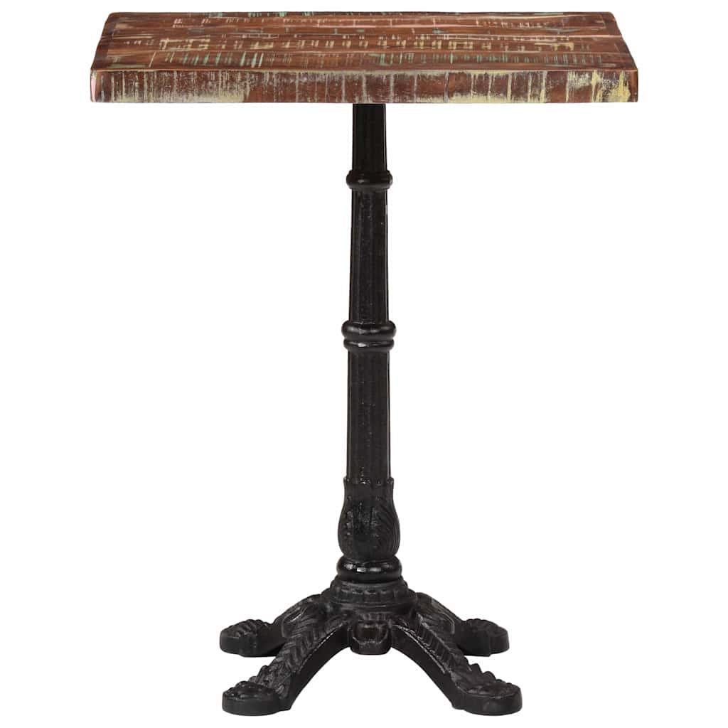 Bistrotisch 60x60x77 cm Raues Mangoholz