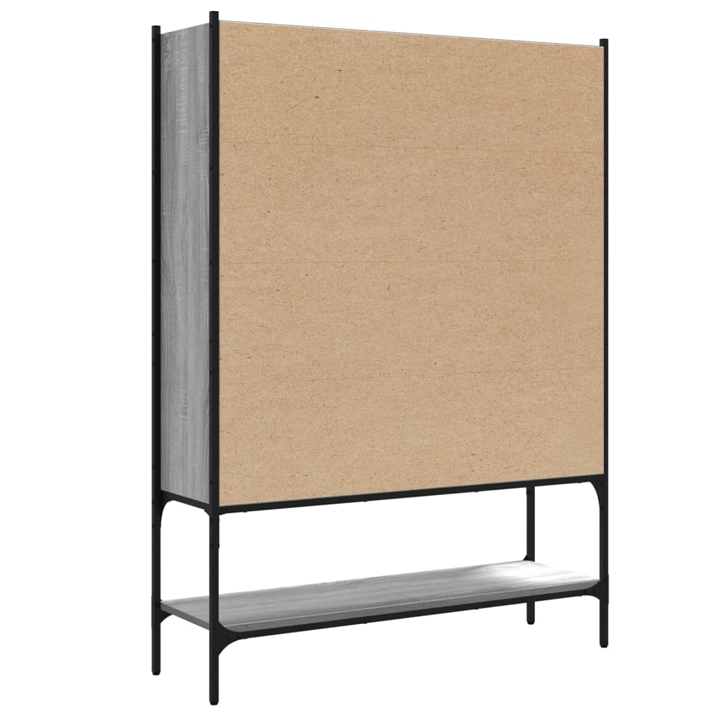 Bücherregal Schwarz 102x30x141,5 cm Holzwerkstoff