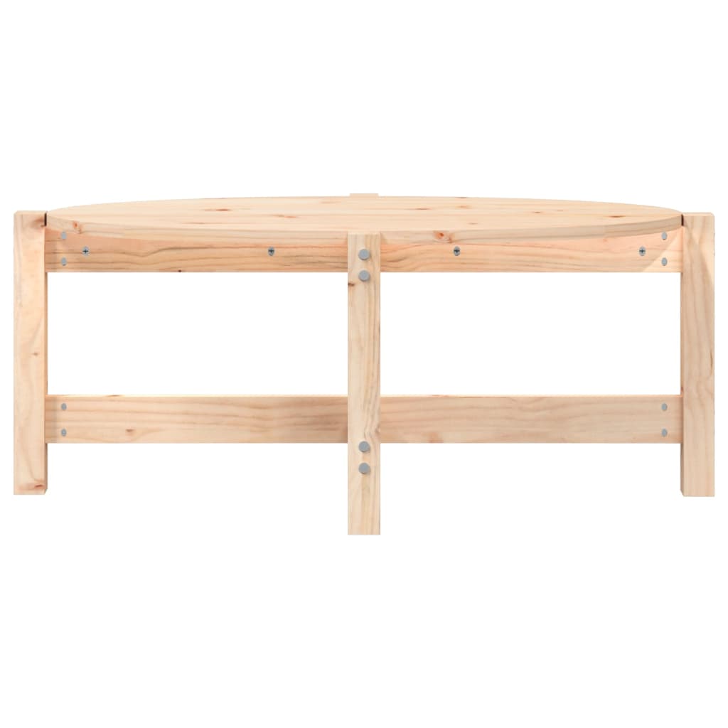 Couchtisch 118x63x45 cm Massivholz Kiefer