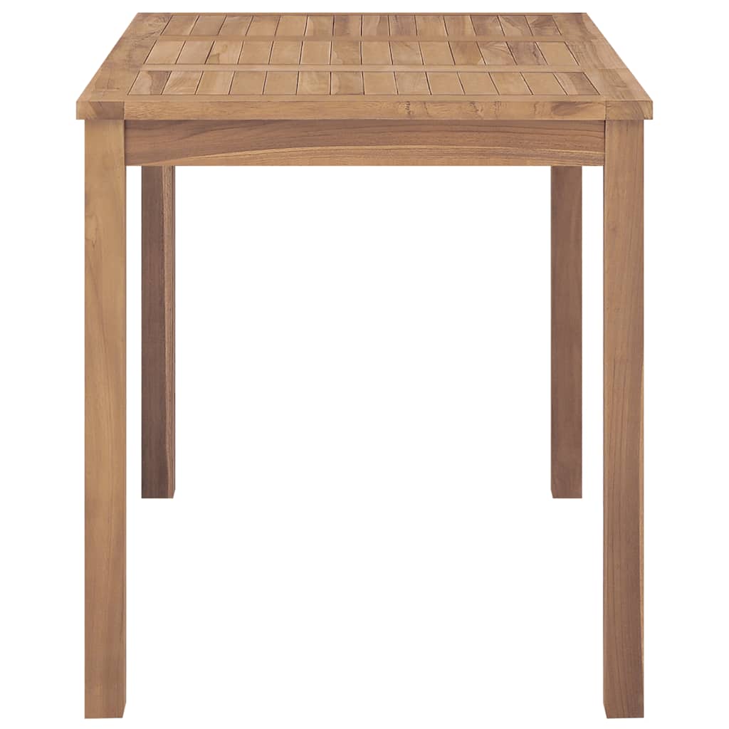 Garten-Esstisch 140x80x77 cm Massivholz Teak