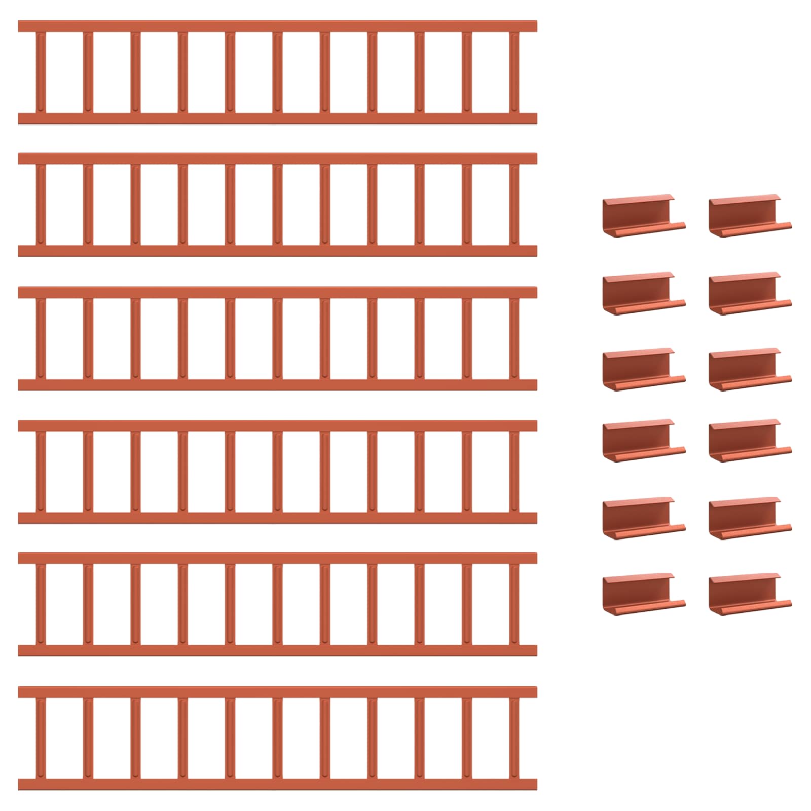 Dachschneeschild Anthrazit 100 x 2,5 x 20 cm Stahl