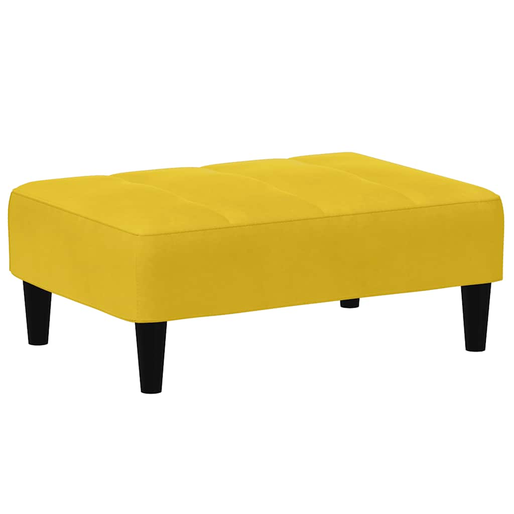 Fußhocker Blau 77x55x31 cm Samt