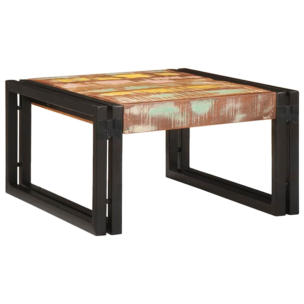 Badregal für Braun 40 x 50 x 23 cm Massives rohes Mangoholz