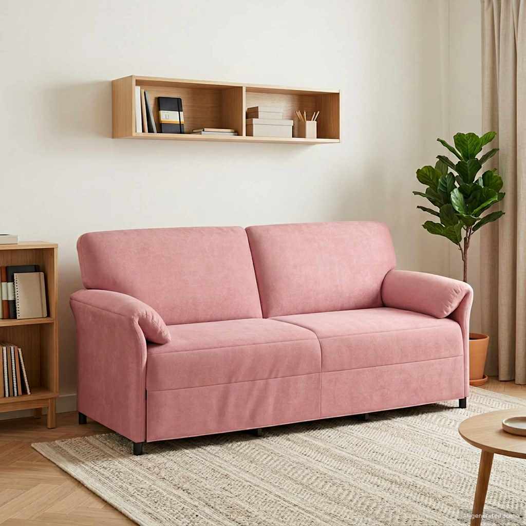 1-Sitzer Sofa Hellgrau 88 x 83 x 95 cm Samt