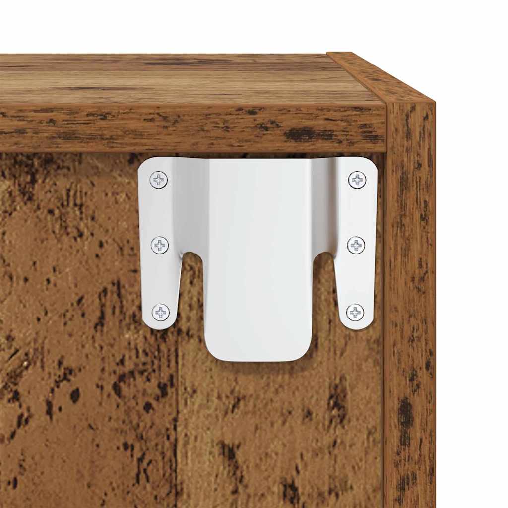 3-tlg. TV-Schrank-Set Weiß Holzwerkstoff